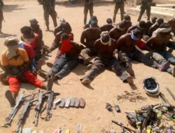 19 Males, 4 Females Bandits Surrender, 1 Neutralized By Soldiers In Taraba