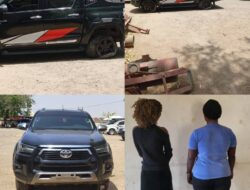 NSCDC Recovers Stolen Hilux, Arrests 2 For Trafficking In Bauchi