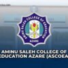 Aminu Saleh College Of Education Hails Gov. Mohammed For Dual Mandate Approval